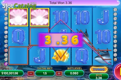 Οθόνη4. Great Blue (Funky Games) Κουλοχέρης