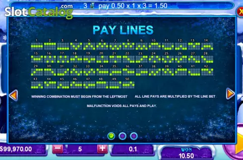 Οθόνη9. Ice Land (Funky Games) Κουλοχέρης 