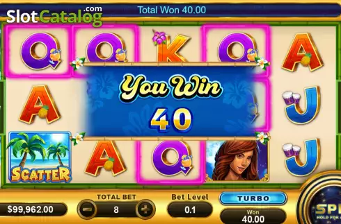 Οθόνη4. Hawaii (Funky Games) Κουλοχέρης