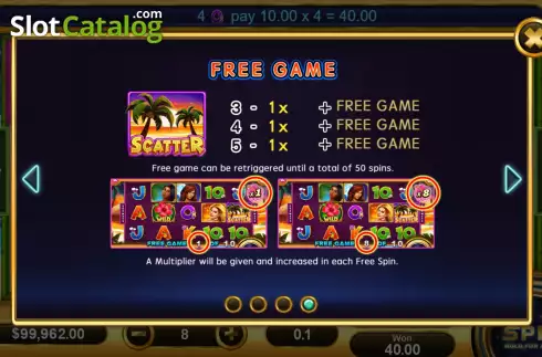 Οθόνη9. Hawaii (Funky Games) Κουλοχέρης
