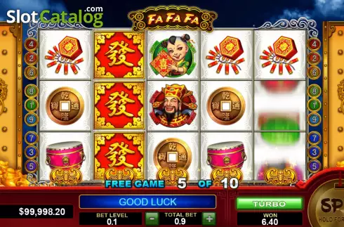 Οθόνη6. Fa Fa Fa (Funky Games) Κουλοχέρης 