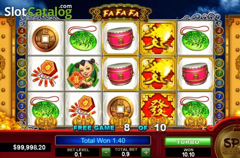 Οθόνη7. Fa Fa Fa (Funky Games) Κουλοχέρης 