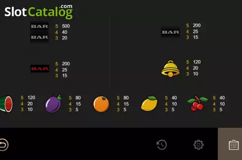 Οθόνη4. Classic Fruit Machine Κουλοχέρης 