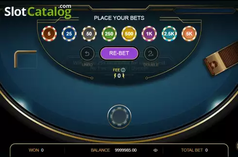 Οθόνη2. Thunder Blackjack Κουλοχέρης 