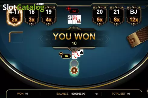 Οθόνη3. Thunder Blackjack Κουλοχέρης 