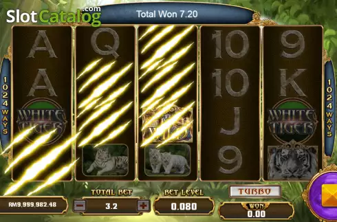 Οθόνη4. White Tiger (Funky Games) Κουλοχέρης 