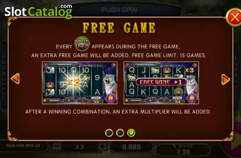 Οθόνη7. White Tiger (Funky Games) Κουλοχέρης 