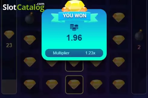 Οθόνη3. Mines (Funky Games) Κουλοχέρης