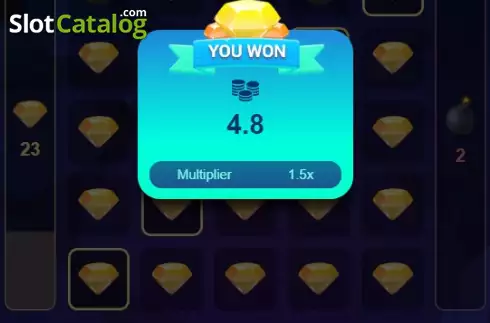 Οθόνη4. Mines (Funky Games) Κουλοχέρης