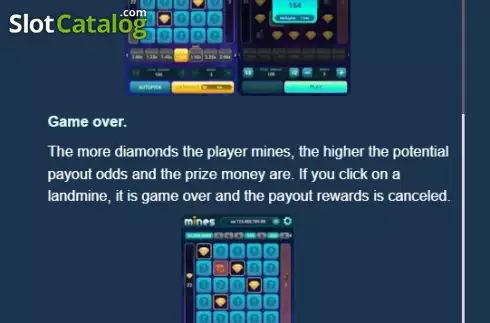 Οθόνη6. Mines (Funky Games) Κουλοχέρης