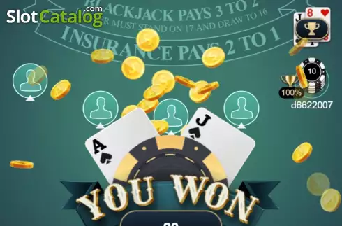 Οθόνη5. Speed Blackjack (Funky Games) Κουλοχέρης
