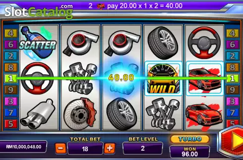 Οθόνη4. Racing King Κουλοχέρης