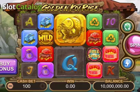 Οθόνη2. Golden Koi Rise (Funky Games) Κουλοχέρης 