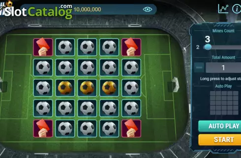 Οθόνη2. Football Mines Κουλοχέρης
