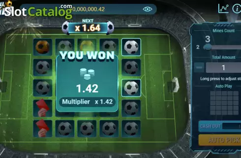 Οθόνη3. Football Mines Κουλοχέρης