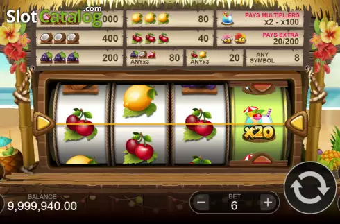 Οθόνη3. Aloha Fruit Punch Κουλοχέρης
