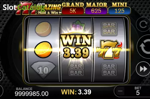 Οθόνη3. 777 Blazing Hold & Win Κουλοχέρης 