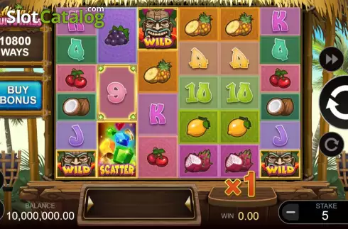 Οθόνη2. Aloha! Fruityways Κουλοχέρης