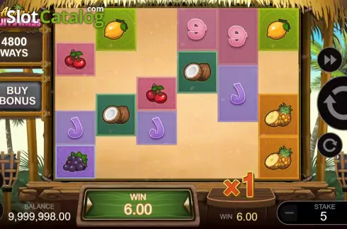 Οθόνη3. Aloha! Fruityways Κουλοχέρης