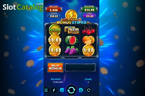 Οθόνη2. 777 Blazing 2 Bonus Strike Κουλοχέρης