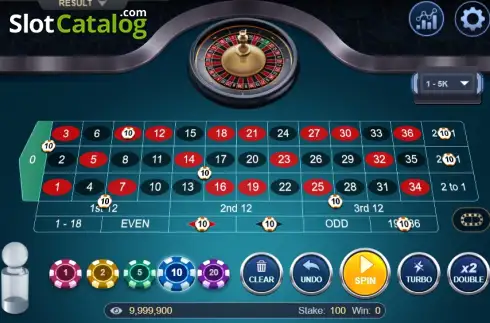 Οθόνη2. Roulette VVIP Κουλοχέρης