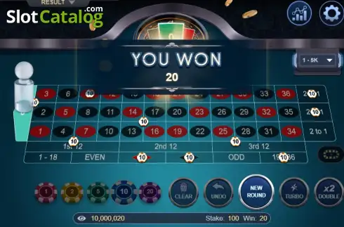 Οθόνη3. Roulette VVIP Κουλοχέρης