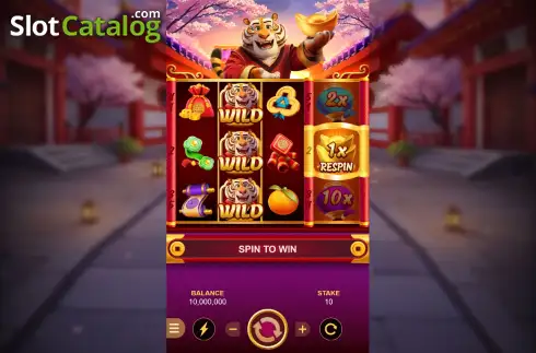 Οθόνη2. Fortune Tiger Deluxe Κουλοχέρης