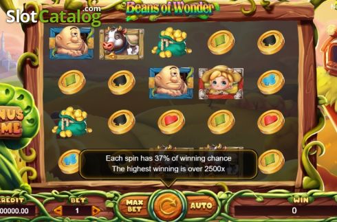 Οθόνη2. Beans of Wonder Κουλοχέρης