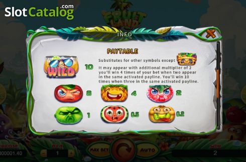 Οθόνη7. Fruit Land Κουλοχέρης