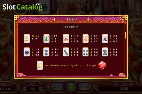 Οθόνη7. Niu Niu Mahjong Κουλοχέρης