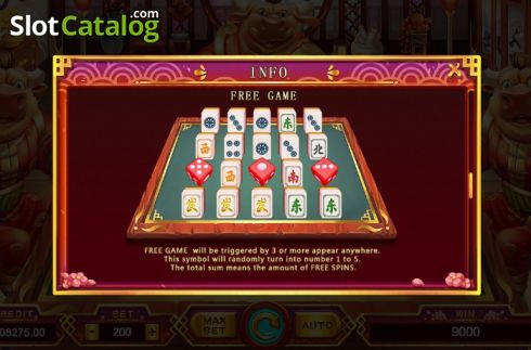 Οθόνη9. Niu Niu Mahjong Κουλοχέρης