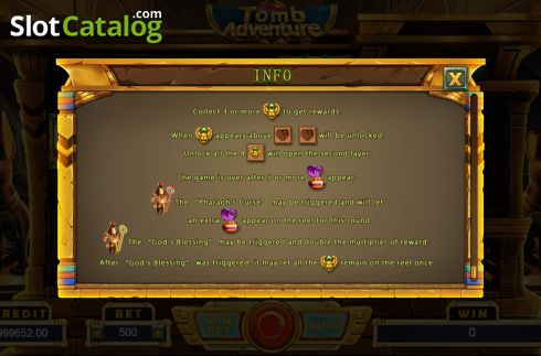 Οθόνη9. Tomb Adventure Κουλοχέρης 