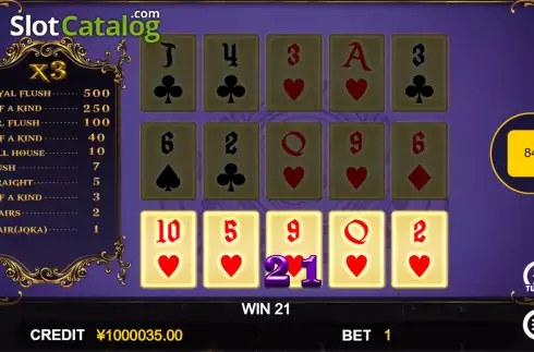 Οθόνη2. Fancy Poker 5 Κουλοχέρης