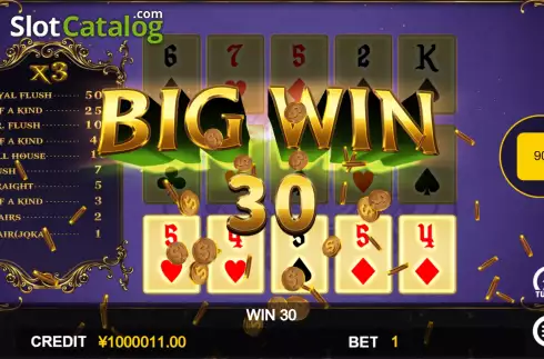 Οθόνη5. Fancy Poker 5 Κουλοχέρης