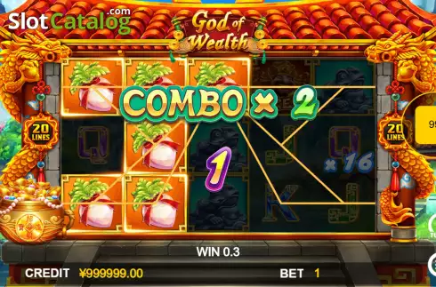 Οθόνη3. God Of Wealth (Funta Gaming) Κουλοχέρης