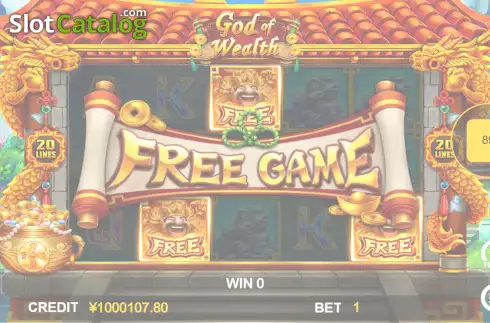 Οθόνη4. God Of Wealth (Funta Gaming) Κουλοχέρης
