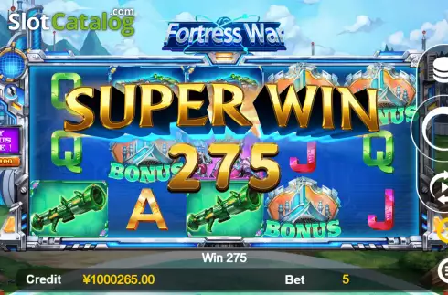Οθόνη2. Fortress War Κουλοχέρης