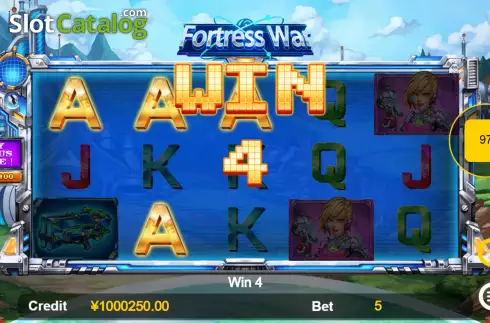 Οθόνη3. Fortress War Κουλοχέρης