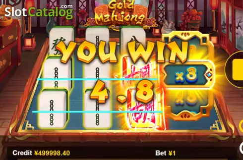 Οθόνη5. Gold Mahjong Κουλοχέρης