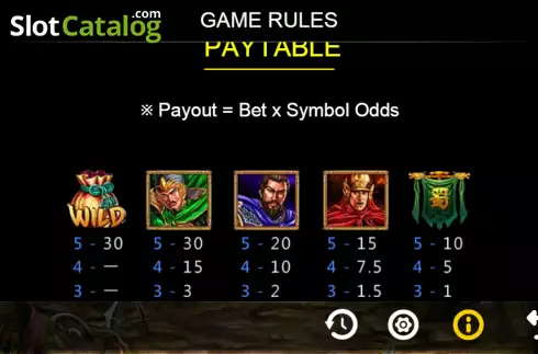 Οθόνη6. Three Kingdoms (Funta Gaming) Κουλοχέρης