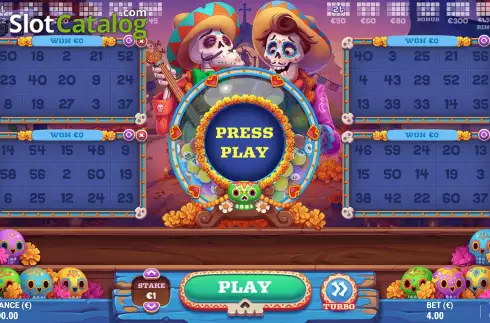 Οθόνη2. Calavera Bingo Κουλοχέρης
