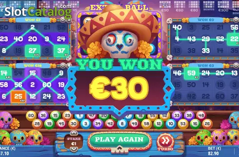 Οθόνη4. Calavera Bingo Κουλοχέρης