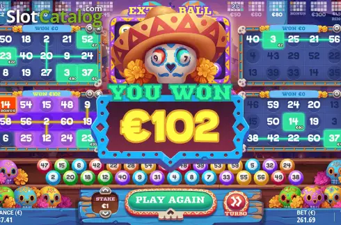 Οθόνη5. Calavera Bingo Κουλοχέρης