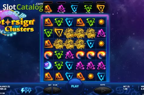 Οθόνη4. Starsign Clusters Κουλοχέρης 