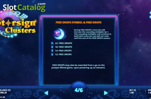 Οθόνη8. Starsign Clusters Κουλοχέρης 