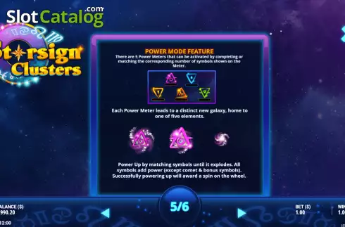 Οθόνη9. Starsign Clusters Κουλοχέρης 