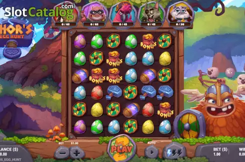 Οθόνη2. Thor's Egg Hunt Κουλοχέρης