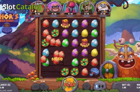 Οθόνη3. Thor's Egg Hunt Κουλοχέρης