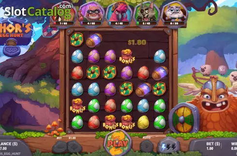 Οθόνη4. Thor's Egg Hunt Κουλοχέρης