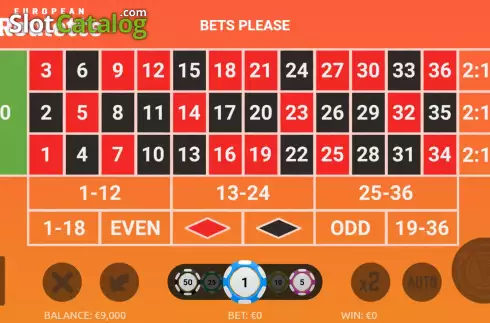 Οθόνη2. LeoVegas European Roulette Κουλοχέρης